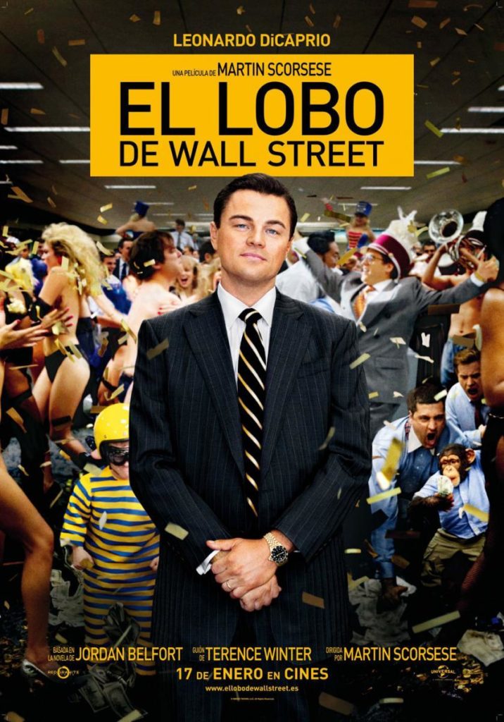 El lobo de Wall Street portada.