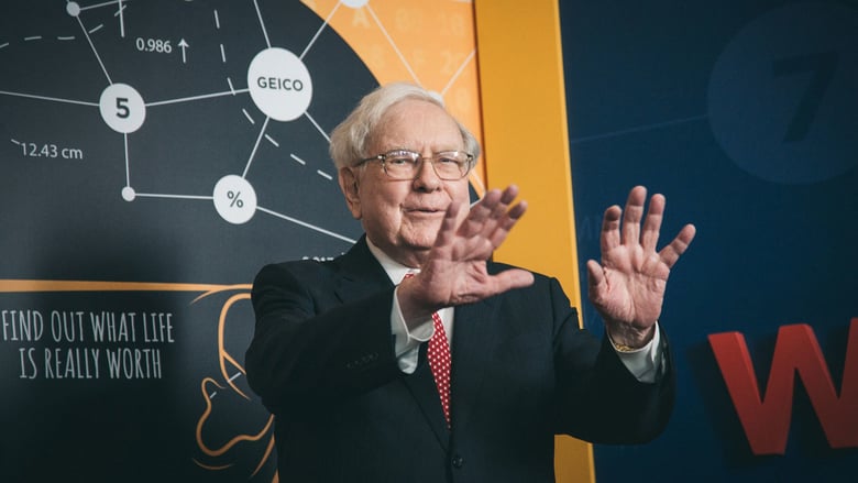Warren Buffett en la presentación del documental de HBO.