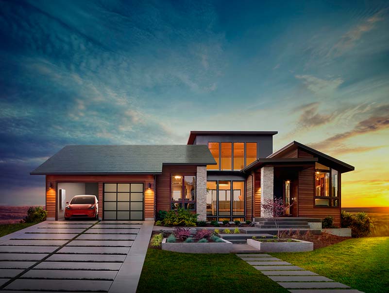 Solar Roof de Tesla.