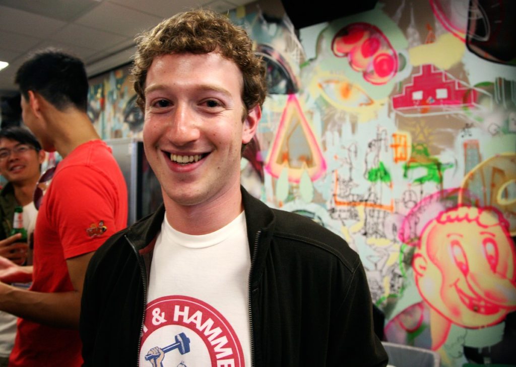 Mark Zuckerberg en Harvard.