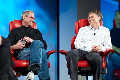 Bill Gates y Steve Jobs