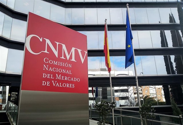 Fotografía de la fachada de la Comisión Nacional del Mercado de Valores (CNMV).