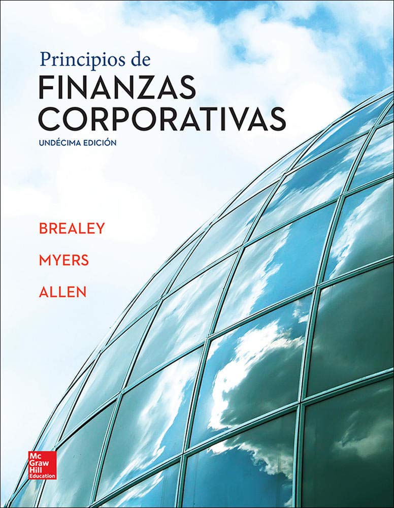 Portada del libro: Principios de finanzas corporativas