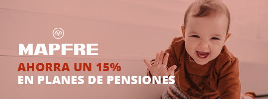 Ahorra un 15% en planes de pensiones con Mapfre